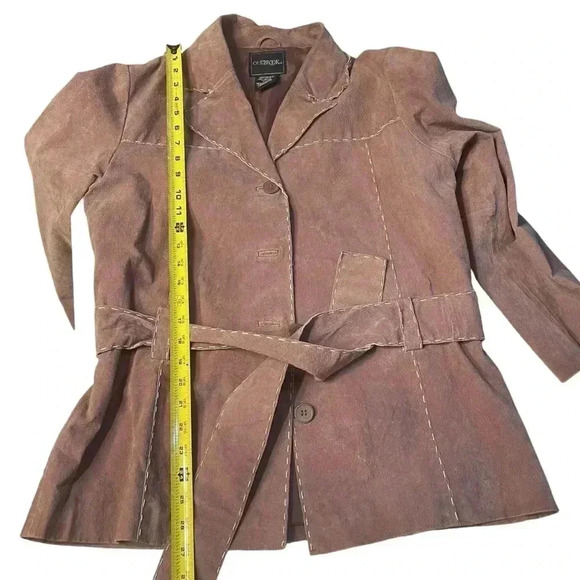 OutBrook ~ Women's Suede Outer Stitch Jacket ~ Size Medium (Beth Dutton Vibes) - Picture 5 of 7